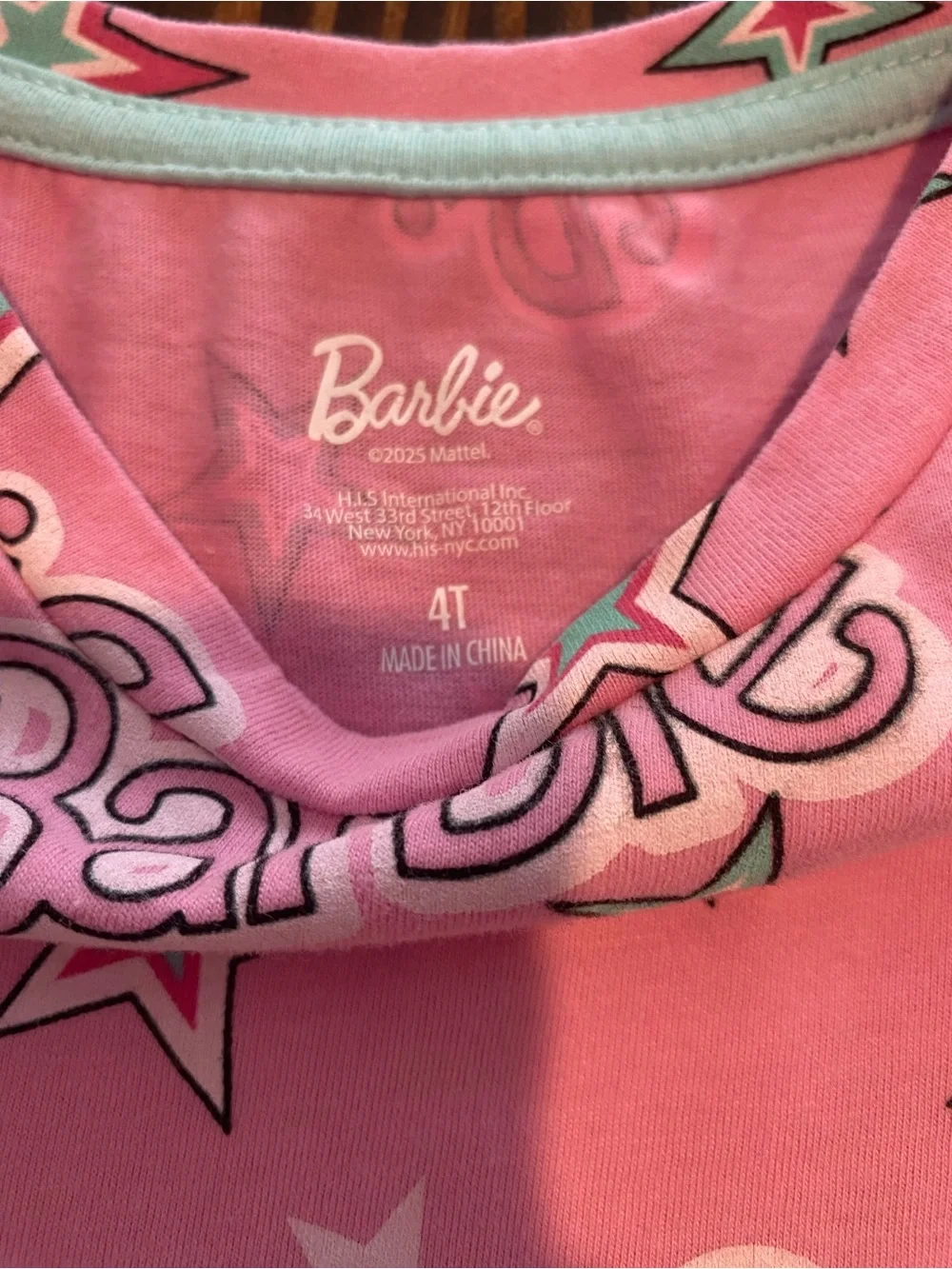 Pink Barbie Dress size 4T